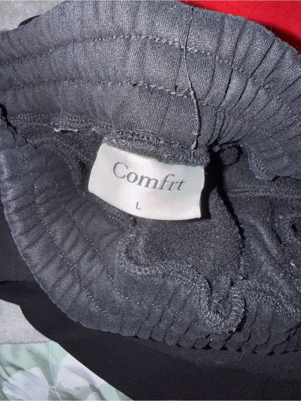 Comfrt Women’s Black Track Pants - Cozy Joggers - Picture 2 of 2